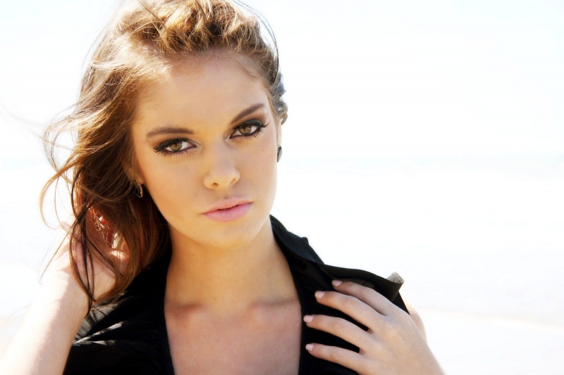 Female model photo shoot of Stephanie Jane Stylist in Port Douglas, makeup by Vicki Preston MUA