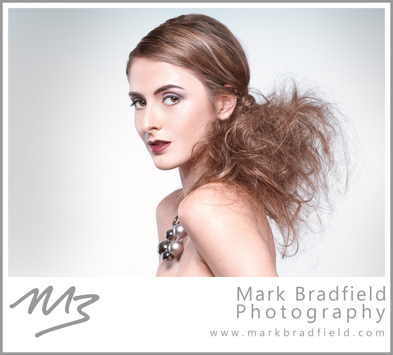 Female model photo shoot of Sarah Smith Designs and kiedis by Mark Bradfield in Toronto, ON, makeup by Tannia Vicky  