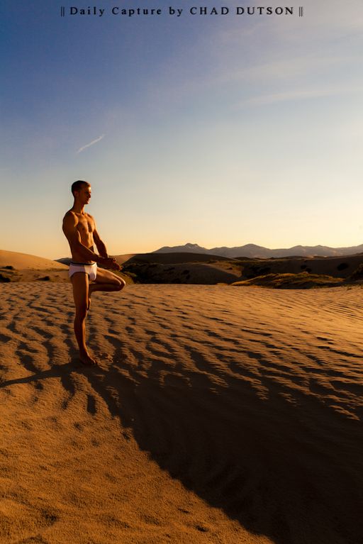 Male model photo shoot of Dave Pletsch by Chad Dutson in Little Sahara, Utah