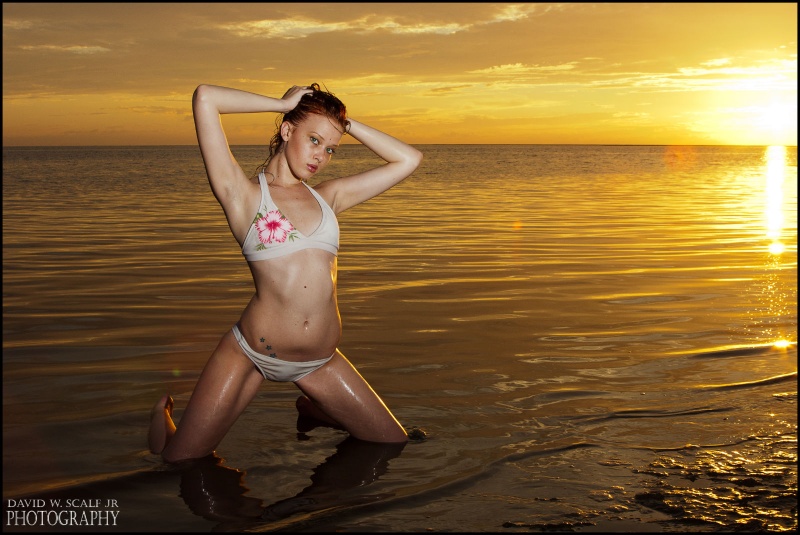 Female model photo shoot of Megan Olivia in Fort Island Beach, FL