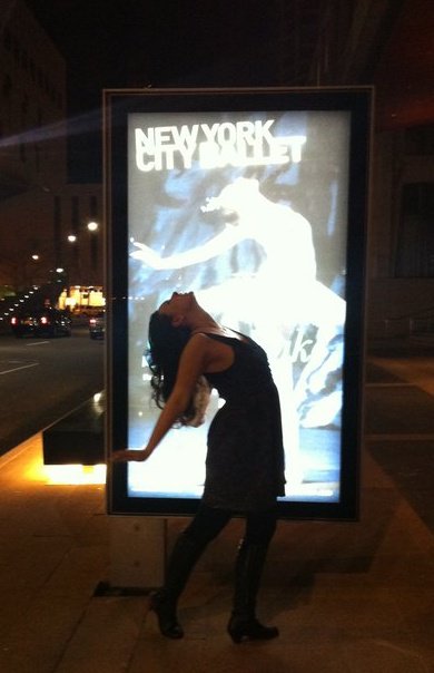 Female model photo shoot of Rachel Handler in Lincoln Center