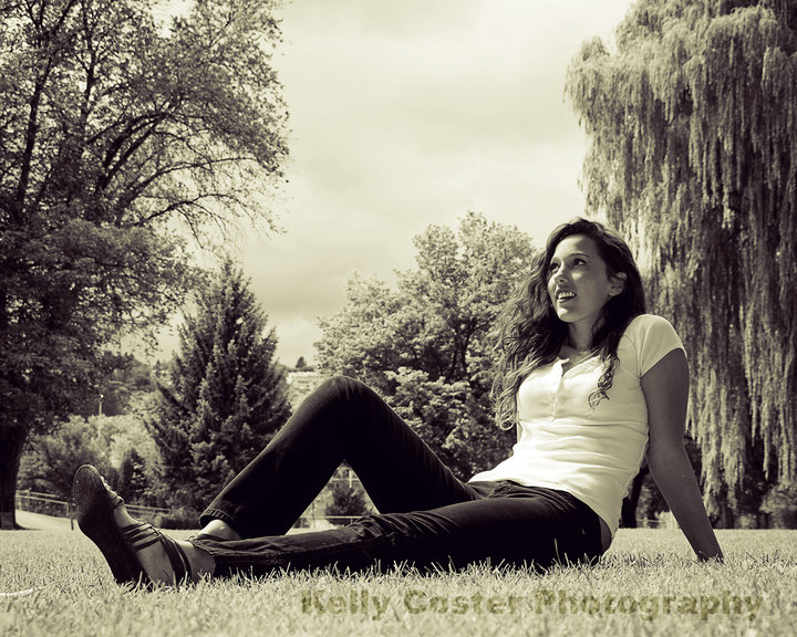 Female model photo shoot of Stephanie Coster in Riverside Park Kamloops