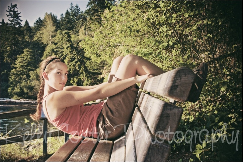 Female model photo shoot of Stephanie Coster in Larabee State Park, Washington, USA