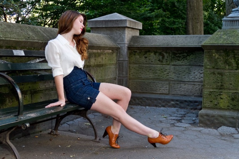 Female model photo shoot of Melissa Boatright in Central Park South