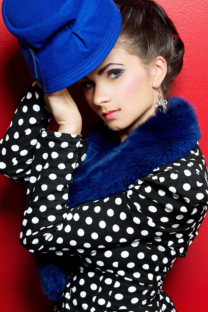 Female model photo shoot of Kristina Blue Rose