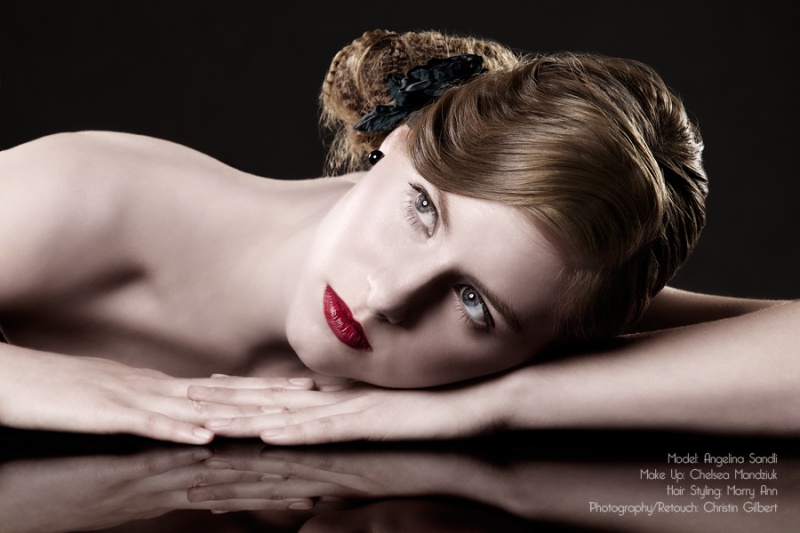 Female model photo shoot of Chelsea Mandziuk MUA by ChristinJG