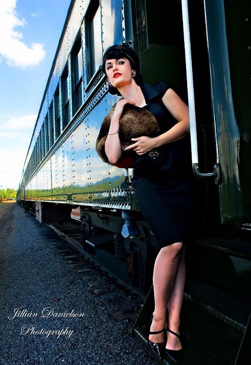 Female model photo shoot of Kathleen Raye in Grand Canyon Railway