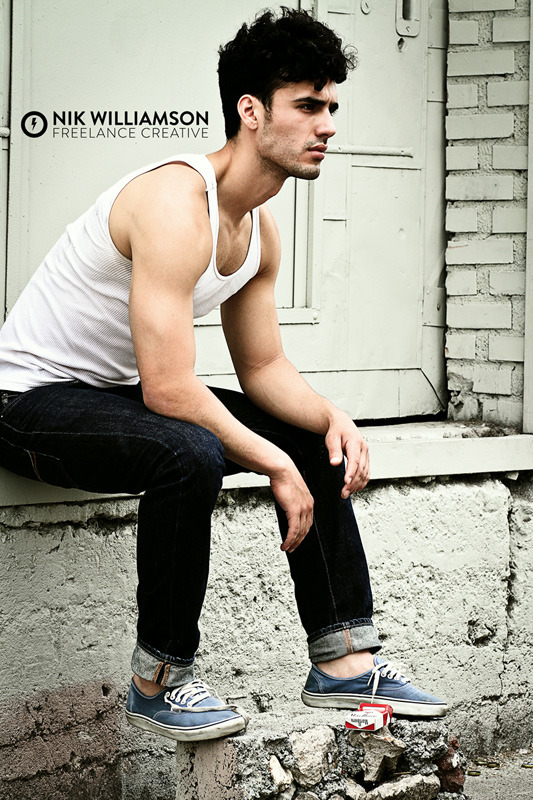 Male model photo shoot of Nik Williamson in Downtown LA