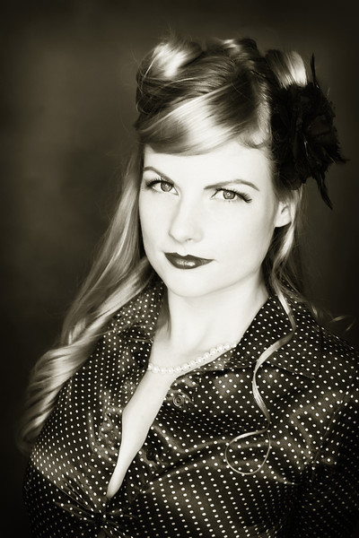 Female model photo shoot of Dark Alice in in-studio