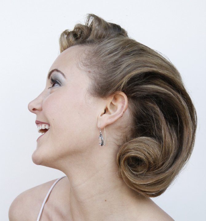 Female model photo shoot of Hair by Suzette White