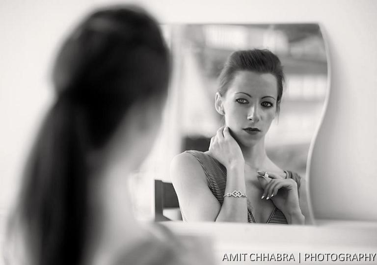 Female model photo shoot of Polish_Delicious by Amit Chhabra