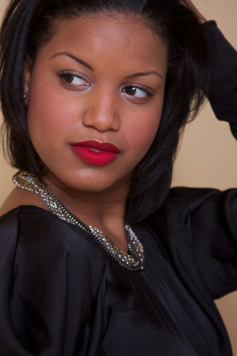 Female model photo shoot of vakery trinidad