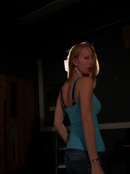 Female model photo shoot of Rach Angel in Lincoln Univeristy Studios 2005