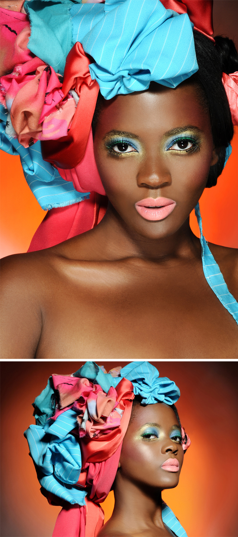 Female model photo shoot of BeautyMarked and Philomena Kwao by Ema Suvajac, makeup by BeautyMarked