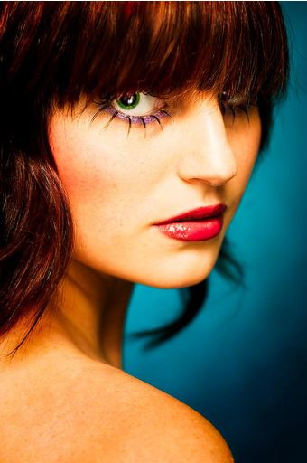 Female model photo shoot of KristiLux MakeUp Artist by Efrain Cruz in Denver, makeup by KristiLux MakeUp Artist