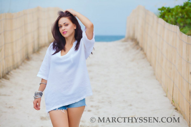 Female model photo shoot of AmandaLiz in South Beach