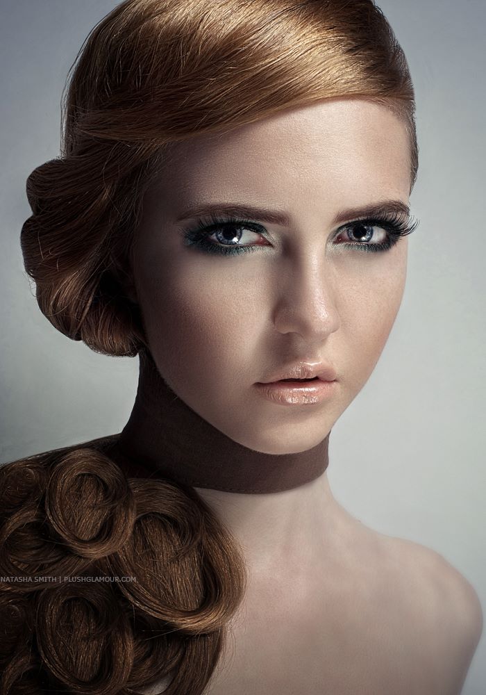 Female model photo shoot of Allison LaCour by NatashaSmith in plush glamour studios