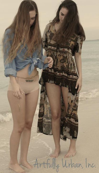 Female model photo shoot of Brigitte Michelle and Amanda Dazzo