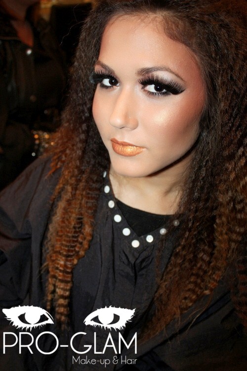 Female model photo shoot of PROGLAM Makeup and Hair