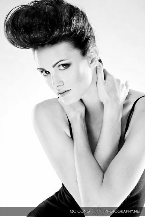 Female model photo shoot of Keri Strong in Hotel Palomar, Dallas, TX, makeup by Keri Strong