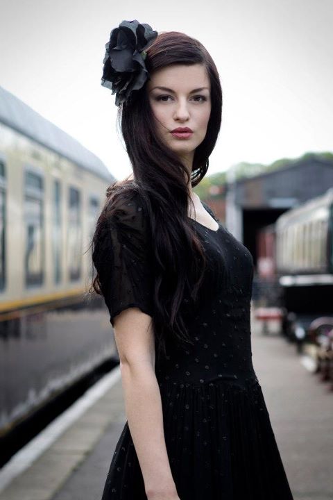 Female model photo shoot of Kim Calera by LisaValoPhotography in Nene Valley Railway, Peterborough