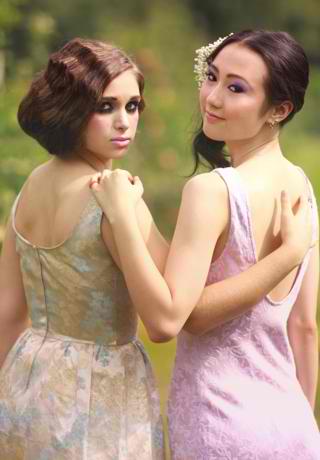 Female model photo shoot of SaritaRenee, Parisa  Marie and SHAN by Hana Mohalo, makeup by LoMonaco MakeUp 