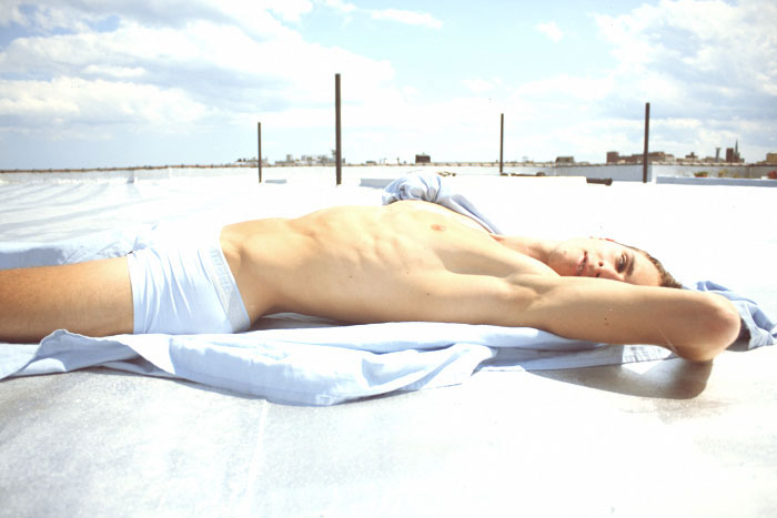 Male model photo shoot of Maurizio Fiorino in NYC