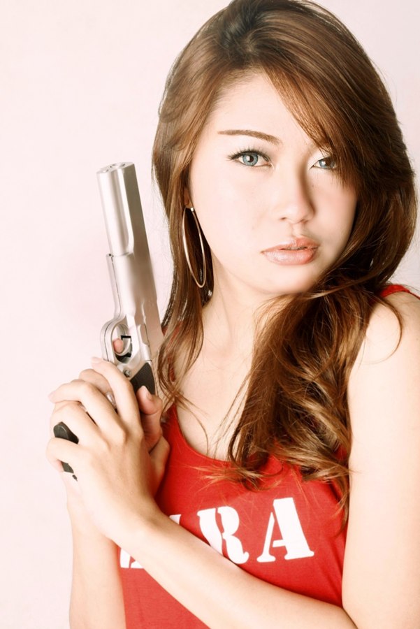 Female model photo shoot of isha tan in indonesia