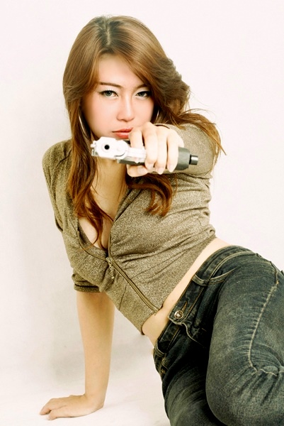 Female model photo shoot of isha tan in indonesia