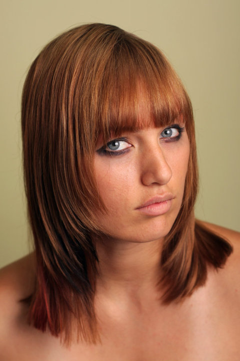 Female model photo shoot of Donielle Hair Designs in Vine Street Salon