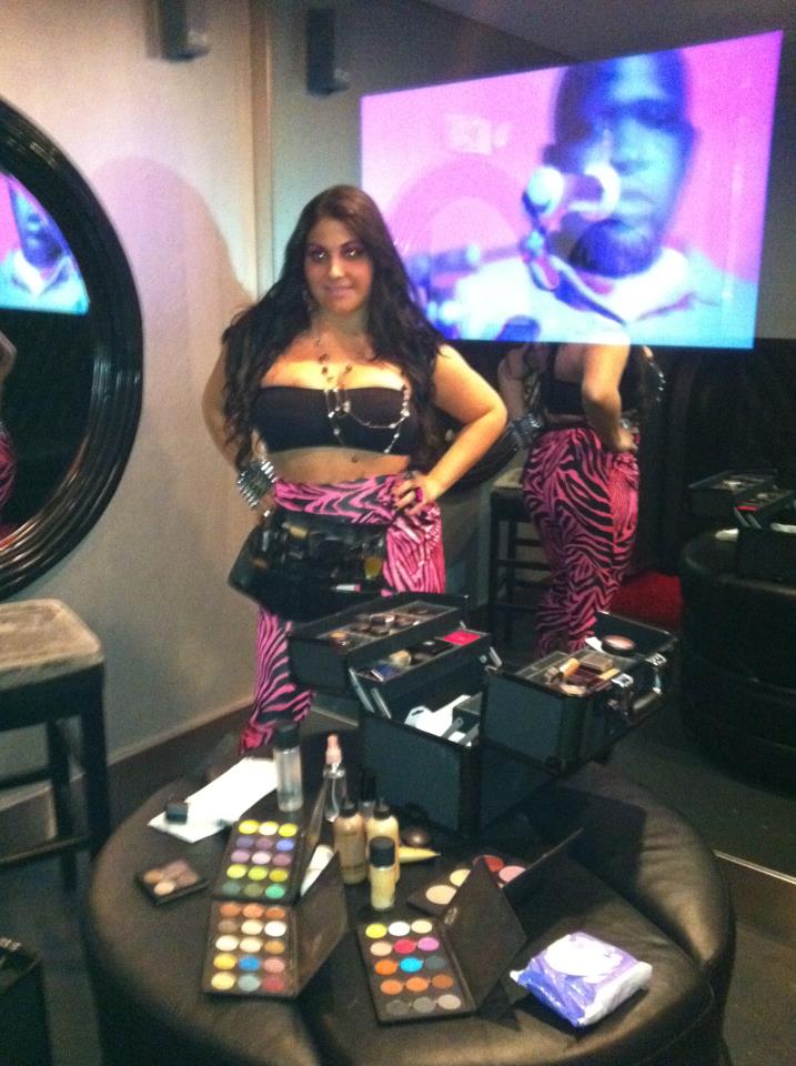 Female model photo shoot of TOTAL GLAM BY SAM  in Club Play South Beach
