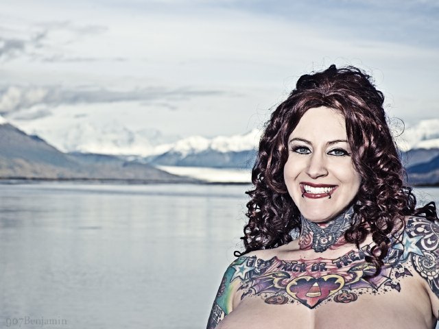 Female model photo shoot of Battikah in Alaska