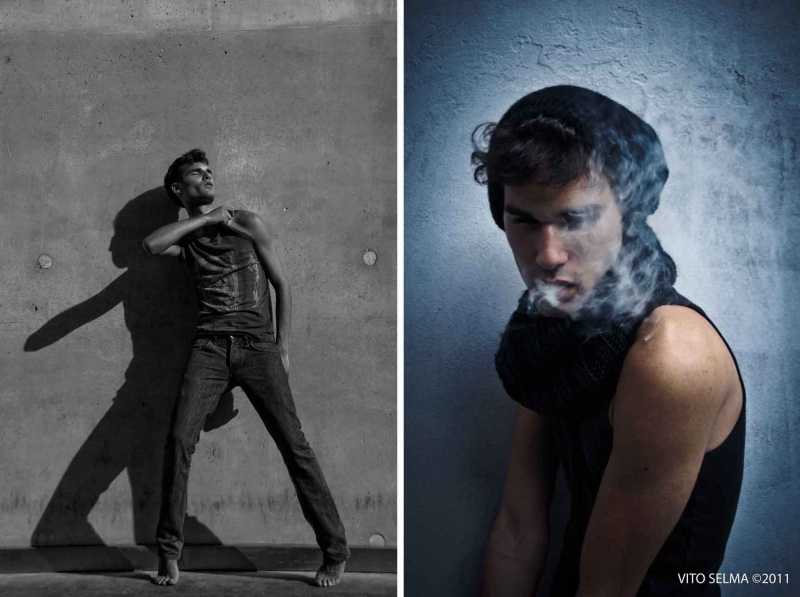 Male model photo shoot of Vito Selma in Milan