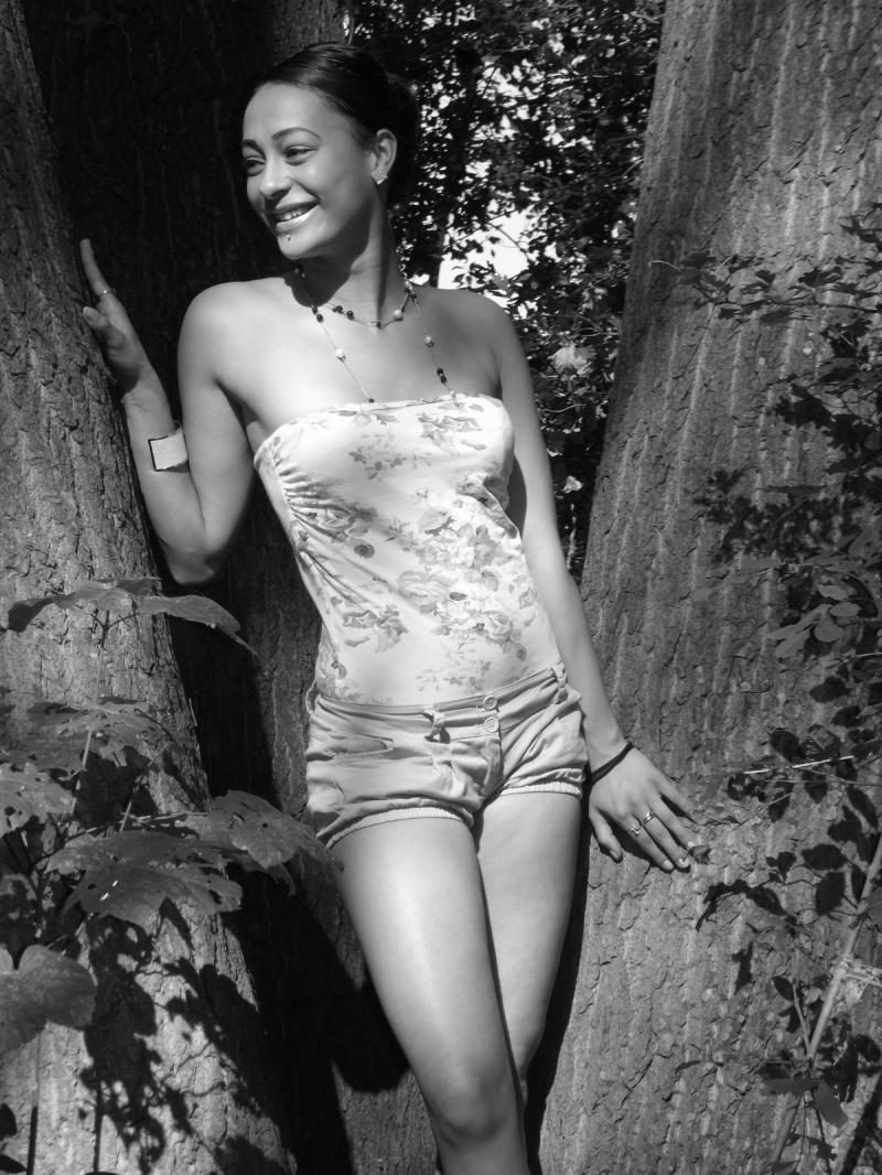 Female model photo shoot of miralda in Beijum park /Groningen.