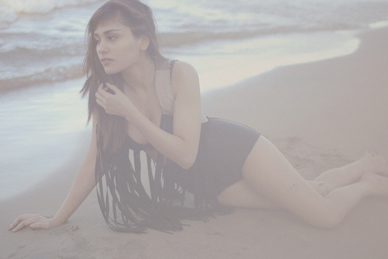 Female model photo shoot of V Faun in dream beach