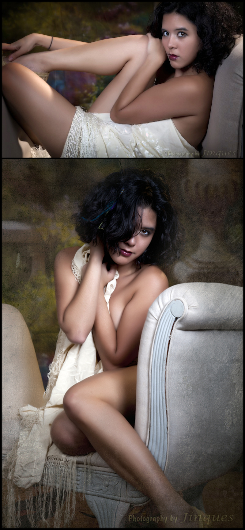 Female model photo shoot of Arielle Le Esprit Belle by Les Jinques Photography in Jinques Studio