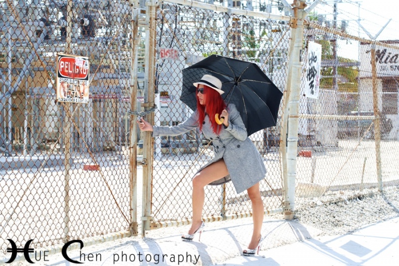 Female model photo shoot of Kimberly- kitty in Downtown Miami, FL