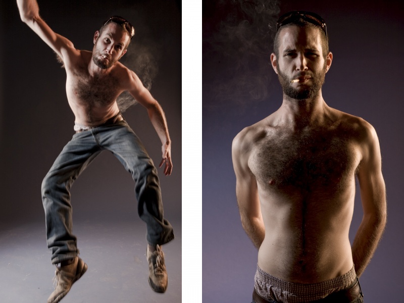 Male model photo shoot of Aaron Morganstein in Chicago Ball Hall