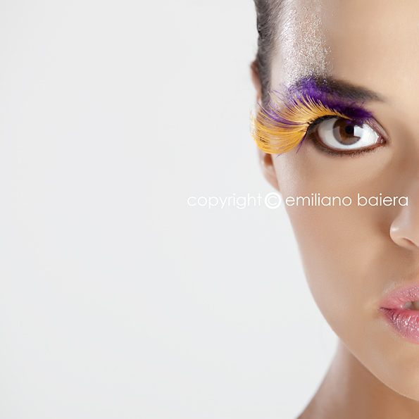 Male and Female model photo shoot of Emiliano Baiera and Ale55andra in Rome, makeup by Valentina Pintus MakeUp