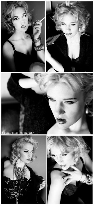 Female model photo shoot of Glam U by Denet