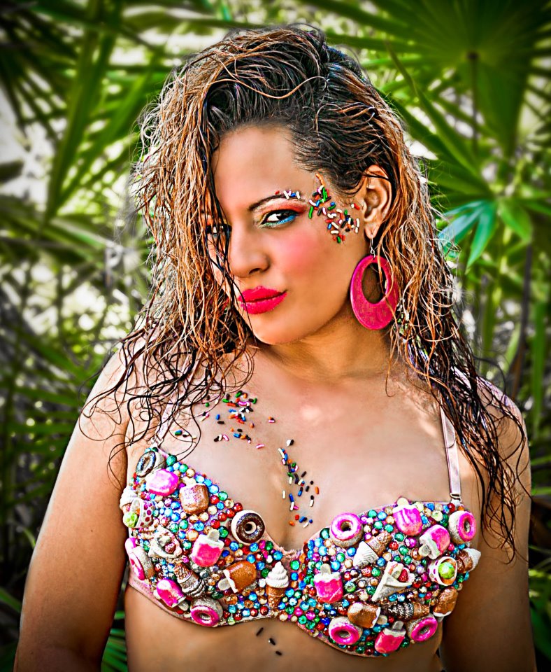 Female model photo shoot of iAmLaNina, makeup by Color_U_Pretti
