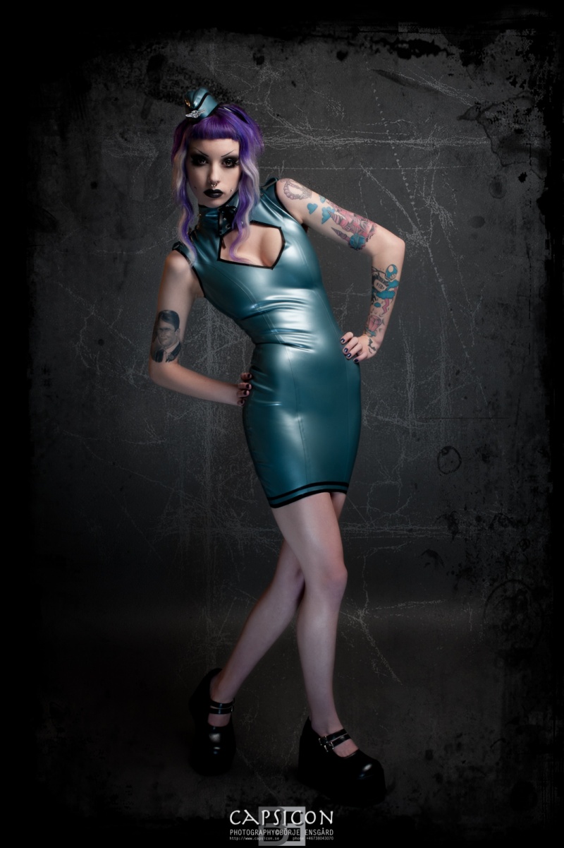 Female model photo shoot of Murderotic by Borje Ensgard Photography in Stockholm