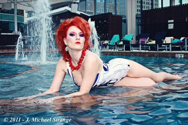 Male model photo shoot of J. Michael Strange in The Jones pool, Kanas City, Missouri