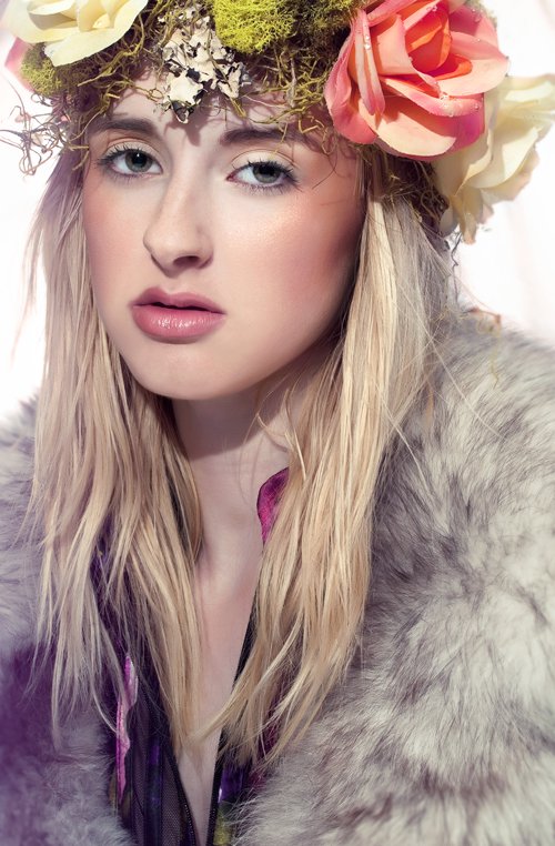 Female model photo shoot of Shelby Jeffries in Cincinnati Ohio, makeup by Sarah Cormier