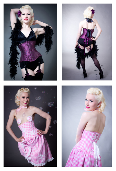 Female model photo shoot of Serinde Corsets and Miss Dolly Rose by Tuska photography