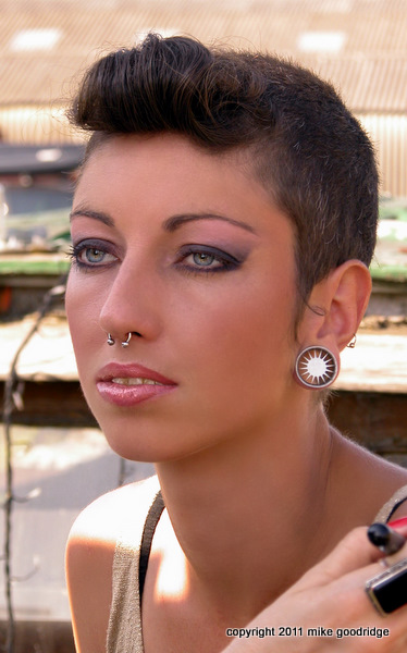Female model photo shoot of svetlana makeup artist in london