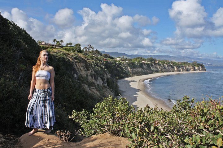 Female model photo shoot of TwistedGypsy in Malibu, California