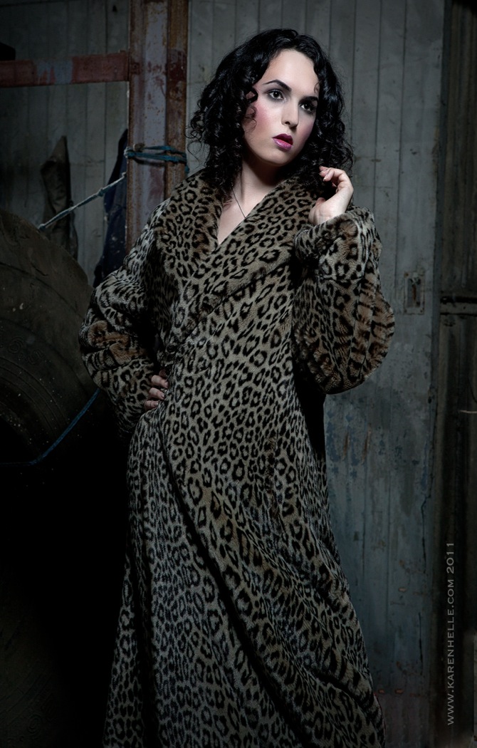 Female model photo shoot of Ally Houlli by Karen Helle in Brentford Docks Warehouse, makeup by Tass Collier