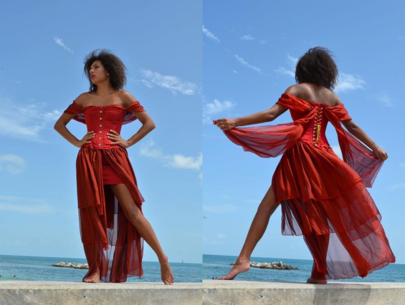 Female model photo shoot of Daisy Hannah Photo in Key West
