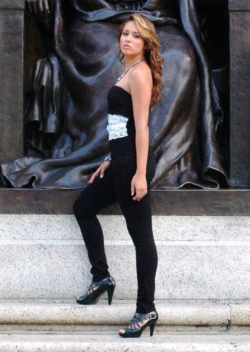 Female model photo shoot of Jessica Ivette Cruz in Copley Library